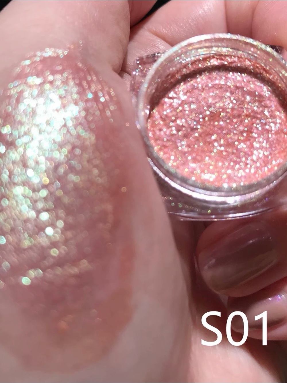 Shimmer Cream Eyeshadow - S01 Pink Gold